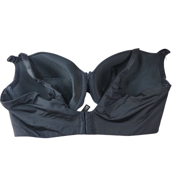 Torrid Curve T Shirt Bra Black 38DD Adj Plunge Seamless Full Coverage Underwire - Picture 4 of 8